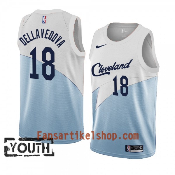 Cleveland Cavaliers Trikot Matthew Dellavedova 18 2018-19 Nike Blau Weiß Swingman - Kinder Cleveland Cavaliers Trikot Matthew Dellavedova 18 2018-19 Nike Blau Weiß Swingman - Kinder